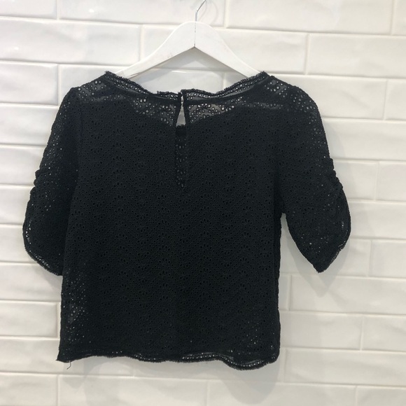 JOIE Fanny B Eyelet Scalloped Edge Top - Picture 6 of 10